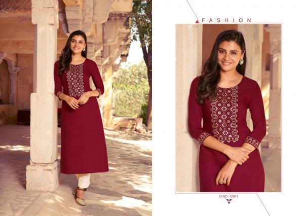 Kalaroop Sandal 2 Fancy Rayon Embroidery Kurti 